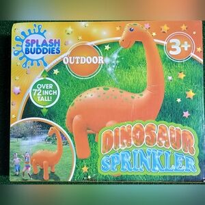 Orange Dinosaur Sprinkler